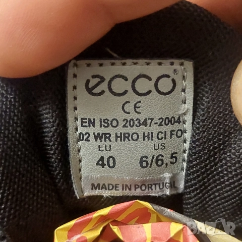 кожени обувки Ecco PRO LO GTX номер 40 водоустойчиви , снимка 6 - Други - 52031911