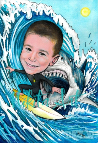 Карикатури по поръчка ръчно рисувани