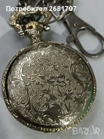 стар джобен часовник позлатен , снимка 4 - Джобни - 48465395
