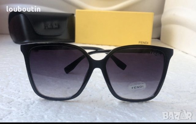Fendi 2020 дамски  слънчеви очила с лого, снимка 2 - Слънчеви и диоптрични очила - 28386405