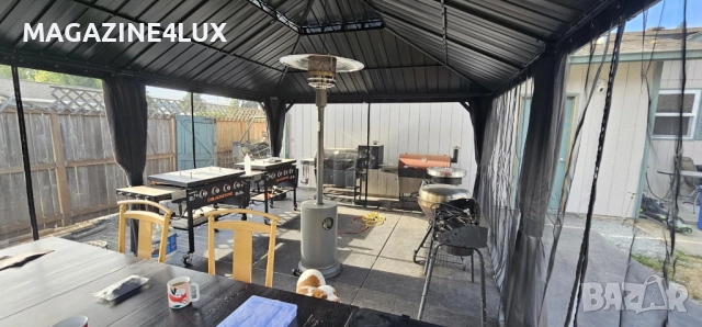 Външен газов отоплител тип гъба 13KW, снимка 4 - Отоплителни печки - 52739355