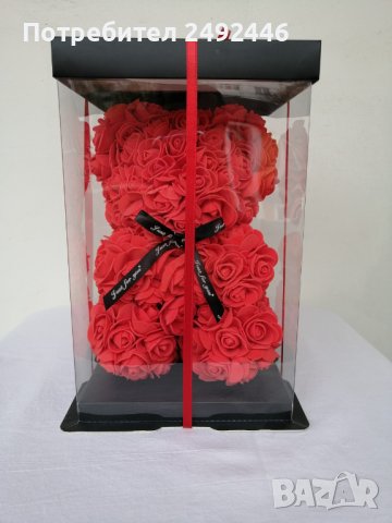 Мече от рози , снимка 3 - Романтични подаръци - 44099738