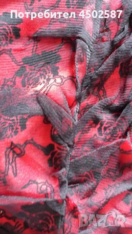 Готическа рокля в червено и черно от UK - Hell Bunny, снимка 7 - Рокли - 51918653