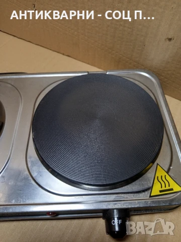 Стар Чисто Нов Двоен Електрически Котлон CROWN., снимка 6 - Антикварни и старинни предмети - 51379619