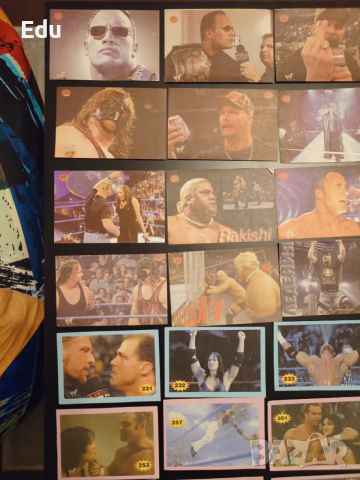 Продавам и разменям листчета с кечисти от WWF WWE, снимка 5 - Колекции - 25172921