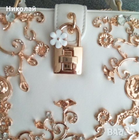 Елегнатна дамска чанта, подарък за жена, чанта за бал или сватба, снимка 3 - Чанти - 27959996