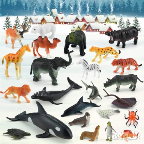 Адвент календар с животни X0017F5PZZ, снимка 2 - Образователни игри - 43394933