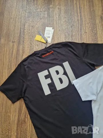 Страхотна мъжка тениска BALENCIAGA размер S M L XL 2XL , снимка 4 - Тениски - 50392373