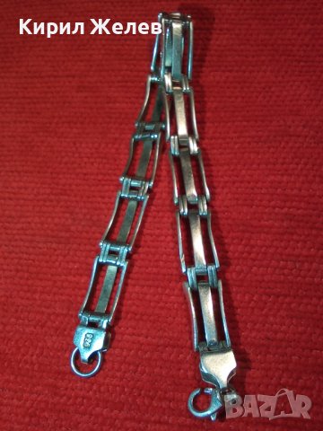 ВЕЛИКОЛЕПНА СТИЛНА ВИНТИДЖ АРТ СРЕБЪРНА ГРИВНА СРЕБРО 925 АЖУРНА РЪЧНА БИЖУТЕРСКА ИЗРАБОТКА 36944, снимка 17 - Гривни - 42655736