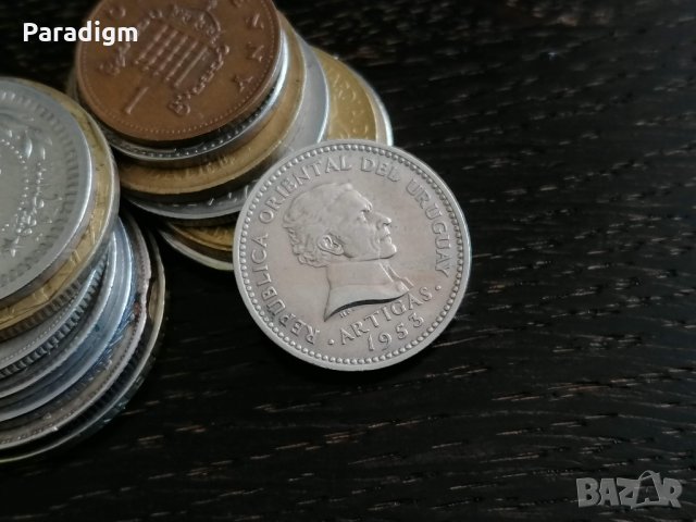 Монета - Уругвай - 10 чентесимо | 1953г., снимка 2 - Нумизматика и бонистика - 29056937