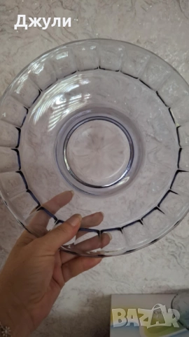 Ретро Фруктиера /синъо стъкло, снимка 4 - Аксесоари за кухня - 52381509