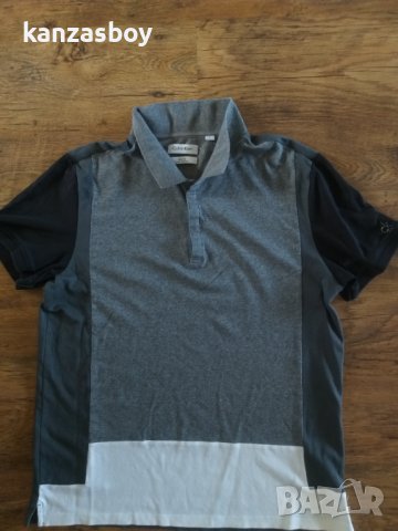 calvin klein - страхотна мъжка тениска КАТО НОВА, снимка 5 - Тениски - 37402798