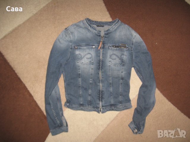 Дънково яке SISLEY  дамско,С, снимка 2 - Якета - 40474036