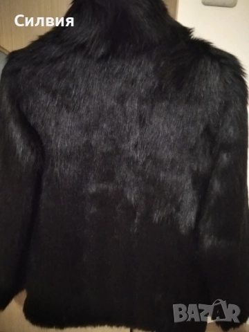 Палто от косъм със сваляща се яка Мохито, снимка 4 - Палта, манта - 52643397