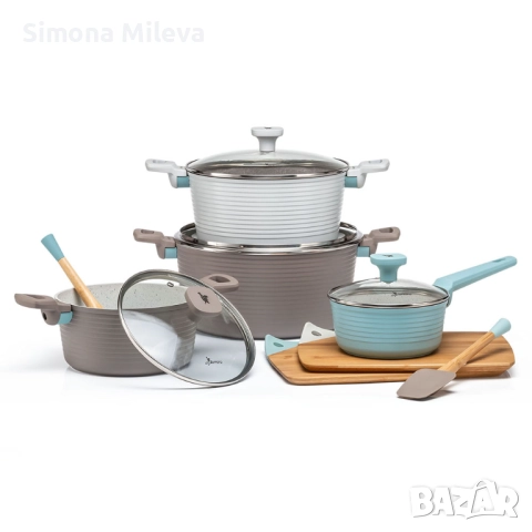 Тиган Luigi Ferrero Norsk FR-5728M 28x28x4.5cm, грил, снимка 3 - Други - 52359954