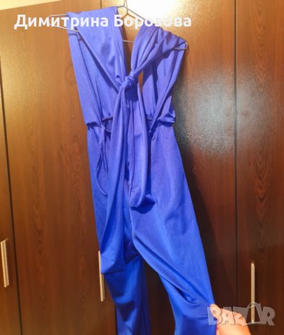 Син елегантен гащеризон, ликра, снимка 9 - Гащеризони - 41146535