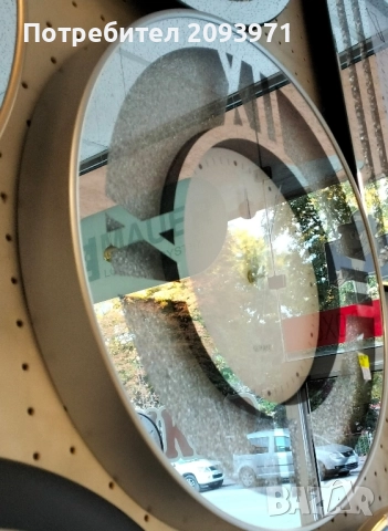 огледален стенен часовник, снимка 2 - Стенни часовници - 52085034