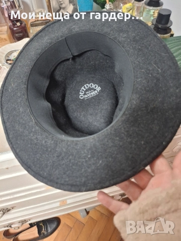 Шапка с полета , вълнена, Лондон. 56см, снимка 4 - Шапки - 51944643