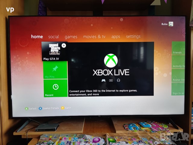 Конзола X Box Slim, Неразличим от нов ЕксБокс Microsoft Xbox 360 с игри, по-добър от Playstation PS3, снимка 8 - Xbox конзоли - 43369109