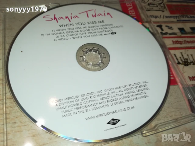 SHANIA TWAIN CD 1706251100, снимка 6 - CD дискове - 50695102