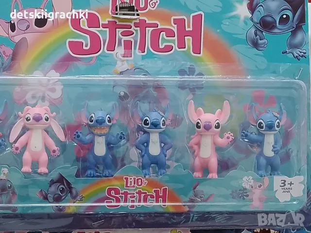  Големи комплекти с фигурки на Стич - разнообразие , снимка 6 - Фигурки - 47756660