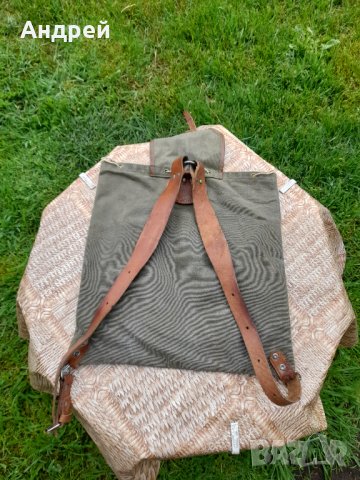 Стара брезентова раница #17, снимка 4 - Други ценни предмети - 40678136