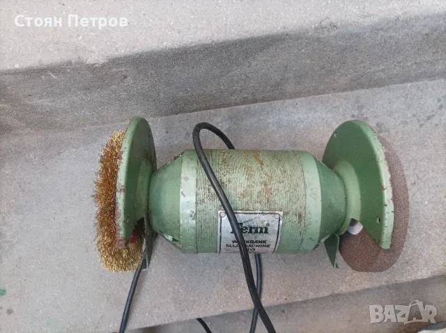 Шмиргел Ferm 350 W нови камък и четка, снимка 11 - Други инструменти - 48347427
