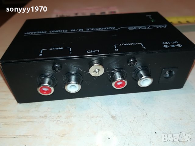 🛑AK-760S AUDIOPHILE M/M PHONO PREAMP 1909220926М, снимка 3 - Ресийвъри, усилватели, смесителни пултове - 38045588