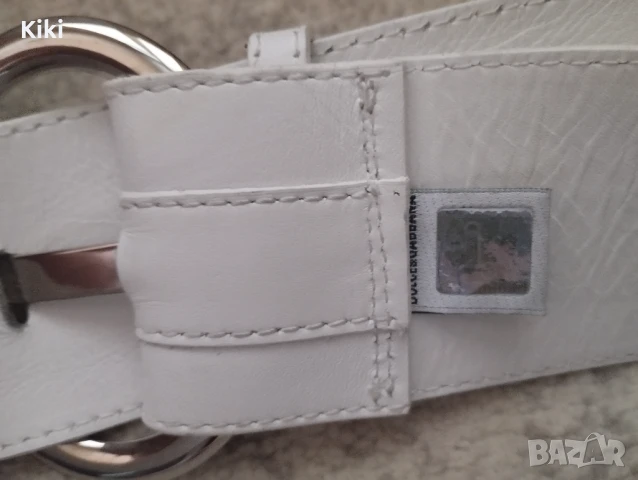 Dolce & Gabbana Бял кожен колан, снимка 3 - Колани - 51070005