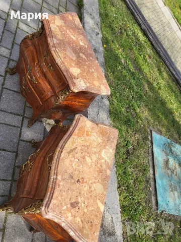 Италиански бароков комод с две нощни шкафчета 024, снимка 9 - Шкафове - 49978938