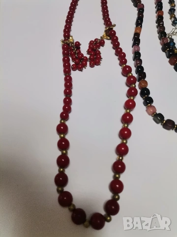 5 БРОЯ гердани и колиета от натурални камъни, снимка 4 - Колиета, медальони, синджири - 53260260