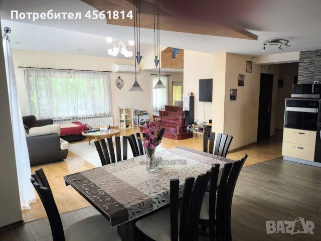 НОВА, ДВУЕТАЖНА, ОБЗАВЕДЕНА КЪЩА С ДВОР В С.БРЕСТНИК