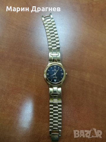 Часовник Louis Bernard 22 K Gold Plated Sapphire Crystal Swss G2207, снимка 3 - Други - 28191476