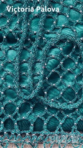 Луксозна изумрудена чанта - хитът на годината, снимка 9 - Чанти - 52668907