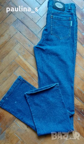 Два броя / Винтидж / Еластични дънки с широки крачоли "Bellino", снимка 6 - Дънки - 32755378