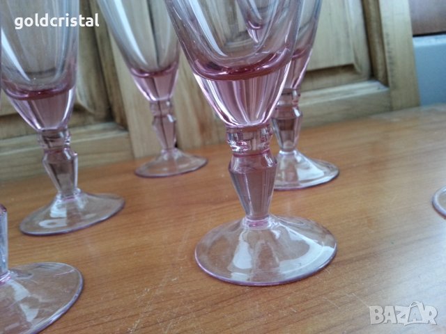 Ретро чаши цветно стъкло, снимка 4 - Други ценни предмети - 38186361