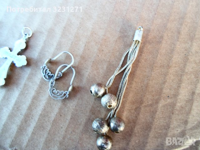 Лот Старинни Бижута/Кръстове,Обеци,Тасел/Антикварни, снимка 6 - Антикварни и старинни предмети - 43489436