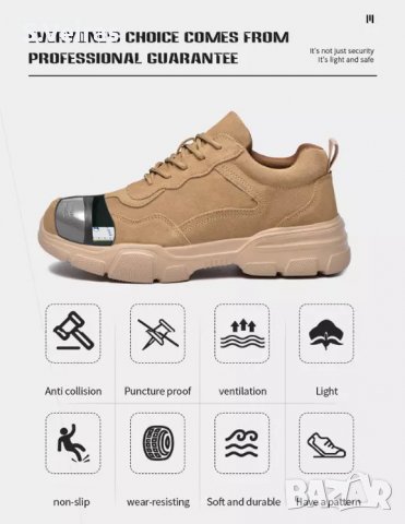 Работни Защитни Обувки Fashion,Метално Предпазно Бомбе,S3,Модел-663, снимка 2 - Други - 35380442