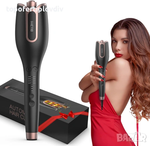 Автоматична маша за къдрици BUJIYI Curling Iron,Гаранция