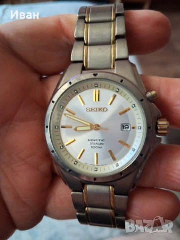 SEIKO KINETIC TITANIUM 100M, снимка 3 - Мъжки - 53403535