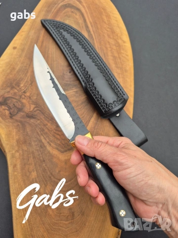 Ловен нож фултанг с кожена кания LN410,два модела, снимка 6 - Ножове - 49230242