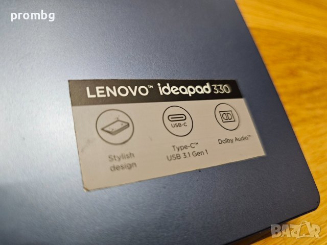 лаптоп Lenovo Ideapad 330, 15.6", Windows 10 Home, отлично състояние, снимка 9 - Лаптопи за работа - 43280705