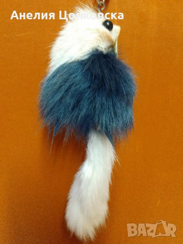 Ключодържател,аксесоар естествен косъм, снимка 1