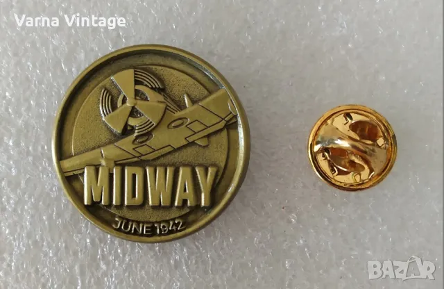 Значка Midway June 1942., снимка 2 - Колекции - 48596397