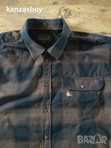 Seeland Highseat shirt in Hunter green - мъжка ловна риза КАТО НОВА 3ХЛ, снимка 3 - Ризи - 47559087