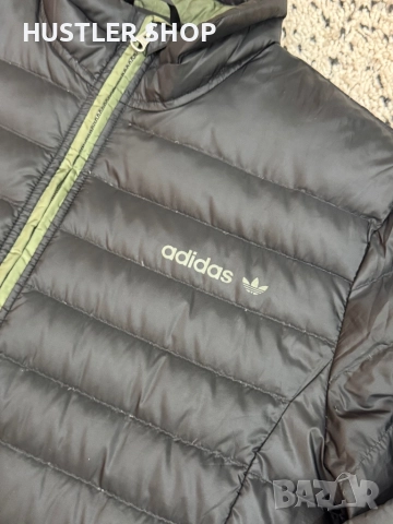 Мъжко пухено яке ADIDAS. Размер L, снимка 2 - Якета - 52525004