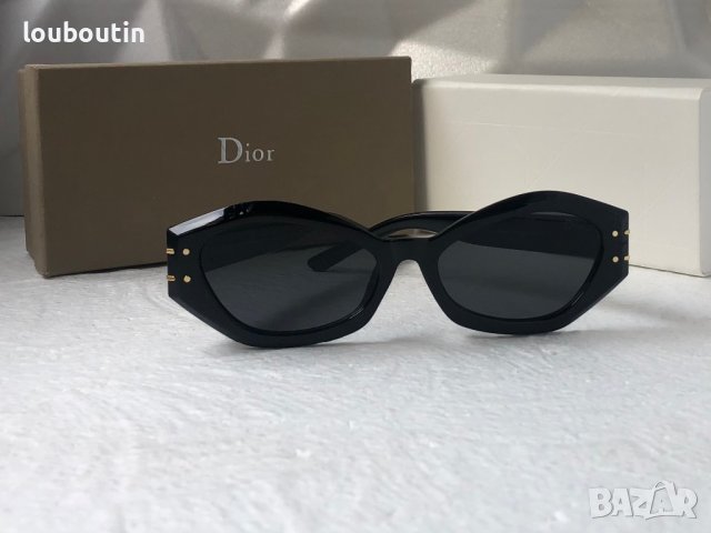 Dior 2023 дамски слънчеви 2 цвята черни прозрачни , снимка 9 - Слънчеви и диоптрични очила - 40474436