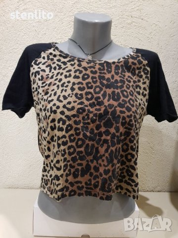 Дамска блузка леопардов принт размер М