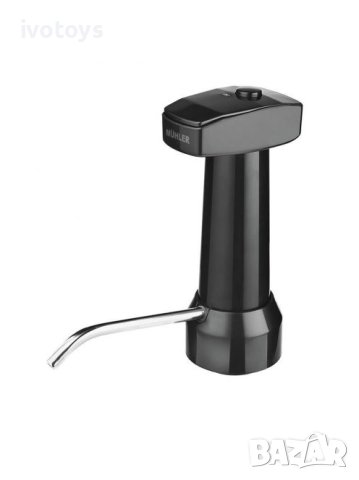 Помпа за вода Muhler WP-099, Електрическа, С акумулаторна батерия, Черен , снимка 1