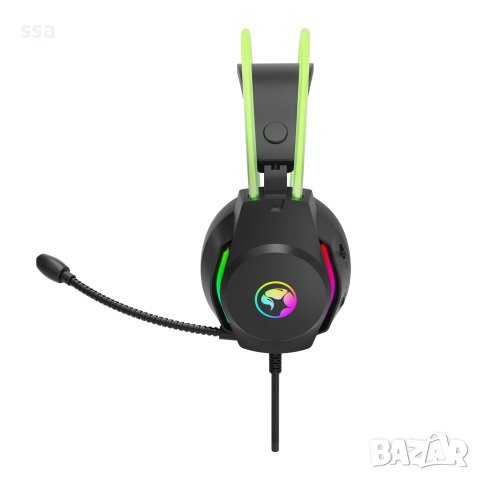 Marvo Геймърски слушалки Gaming Headphones H8620 - 50mm, RGB, снимка 6 - Слушалки за компютър - 43434834